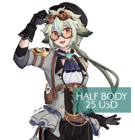 HALF BODY 25 USD
